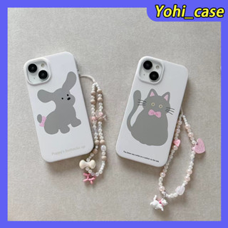 💕พร้อมส่ง💕iPhone 14 13 12 11 Pro Max เคส for เคสไอโฟน11 น่ารัก บางเบาพกพาง่าย การ์ตูน ลูกสุนัข แมว เรียบง่าย แฟชั่น Case