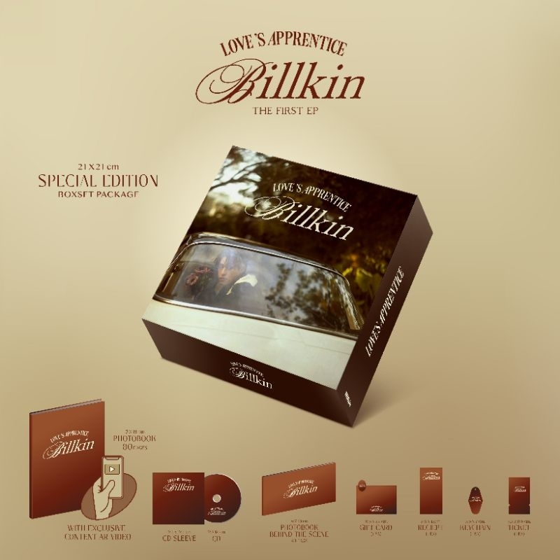 Billkin Love’s Apprentice​ Boxset​ Special Edt. Billkin​ album​ อัลบั้มบิวกิ้น #Billkin_LovesApprent