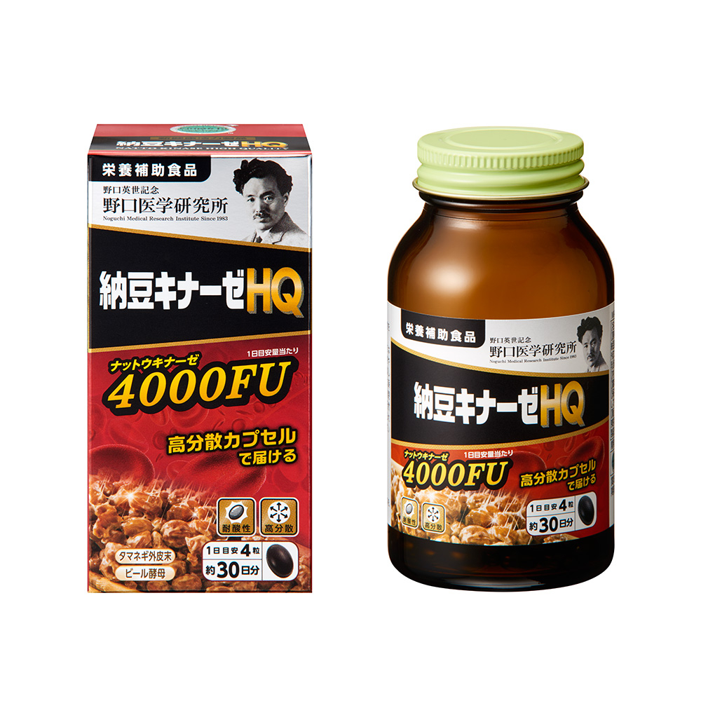 Japan Noguchi อาหารเสริม ด้วยสารสกัด จากนัตโตะคินาเสะ DX พรีเมี่ยม 4000FU