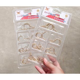 ตะขอตัวC ตะขอเกลียว ตะขอเเขวนรูป มีหลายขนาด แบบ 1 เเพ็ค
