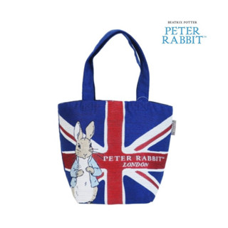 กระเป๋าถือใบเล็ก Peter Rabbit  Mini Tote Union Flag พร้อมช่องใส่ของในตัว กระเป๋าผ้าแบบถือ กระเป๋าหิ้ว กระเป๋าปิคนิค