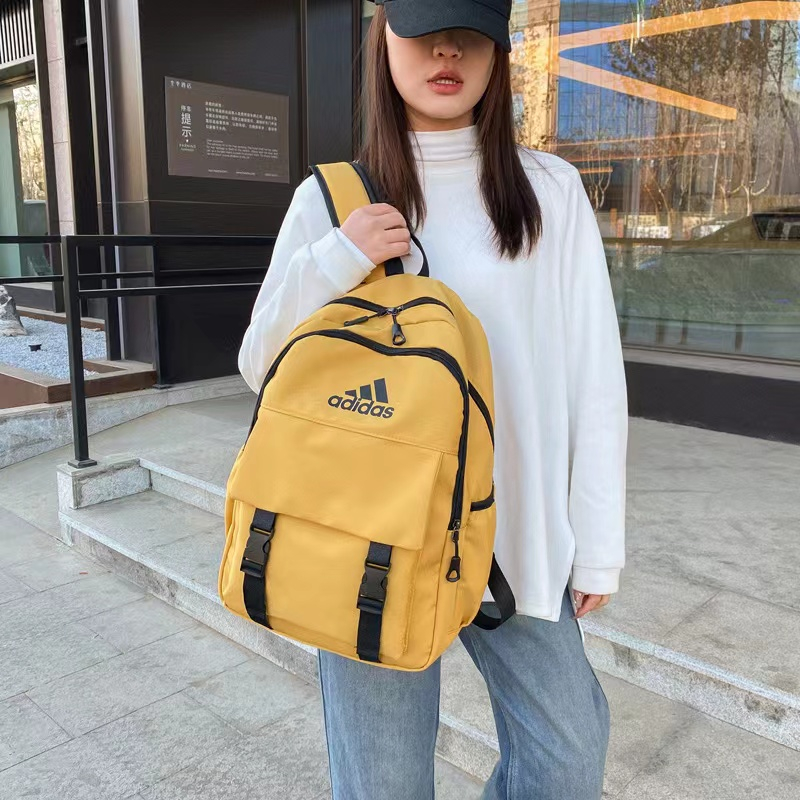 Adidasคุณภาพสูงกระเป๋าสะพายหลังกีฬาสบาย ๆ สำหรับผู้ชายและผู้หญิงเหมาะสำหรับนักเรียน
