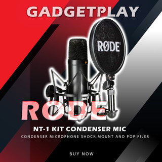 [กรุงเทพฯ ด่วน 1 ชั่วโมง] Rode NT1-Kit Large-diaphragm Cardioid Condenser Microphone  **สินค้าประกันศูนย์ไทย 2 ปี **