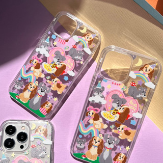 เคสสำหรับไอโฟน ลาย Puppy Love (พื้นหลังใส) - Dual Guard เคสใ…