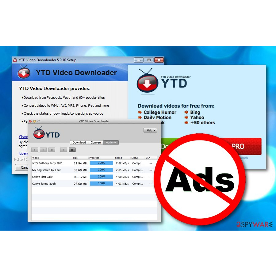YTD Video Downloader Pro โปรแกรมดาวน์โหลด แปลงไฟล์ Youtube (หาโปรแกรม
