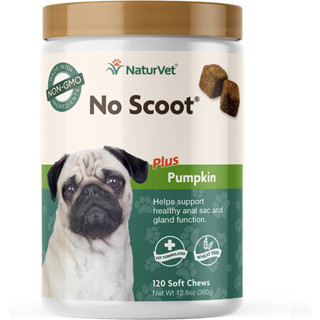 NaturVet No Scoot Plus อาหารเสริมสุนัข มีไฟเบอร์  บำรุงลำไส้ ปรับสมดุลสำไส้ สกัดจากธรรมชาติล้วน