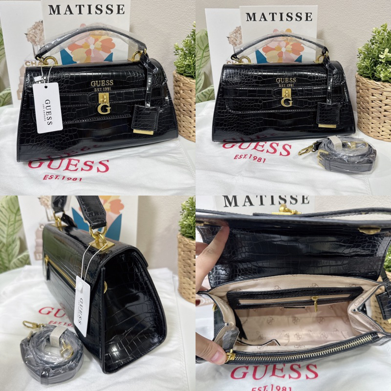 กระเป๋าถือมีสะพายยาว guess ดูไฮ สไตล์ k รุ่นขายดี รีบตำก่อนหมด