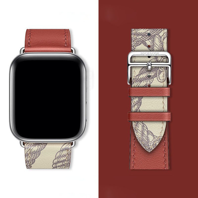สายนาฬิกาหนังสำหรับสายนาฬิกาiwatch 1 2 3 4 5 6 78 910 se49mm 46mm38mm 40mm 41mm 42mm 44mm 45mmสายนาฬิกาหนังสปอร์ต