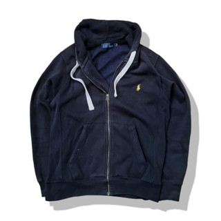 Polo Ralph Lauren Navy Blue Hooded Jacket รอบอก 45”