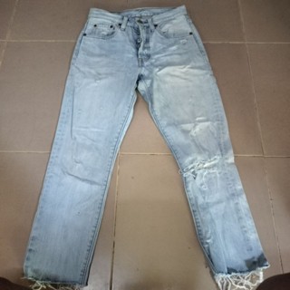 กางเกงยีนส์ levis 501 ผู้หญิงมือสอง