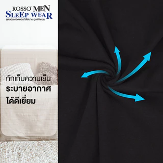 (ซื้อ2ตัว ลดเพิ่ม 30)Rosso เสื้อยืดคอกลม สีพื้น ผ้าคอตตอน นุ่ม ใส่สบาย ไม่ระคายเคืองผิว (1ตัว/แพ็ก) TO0-0012
