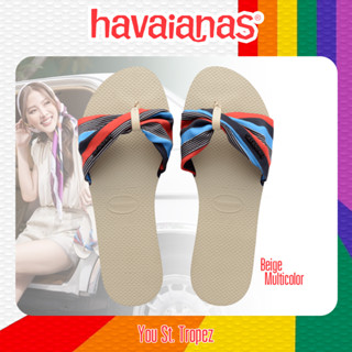 Havaianas ฮาวายานัส รองเท้าแตะ รองเท้าลำลอง YouST Tropez 4140714-8009 CM (1390)