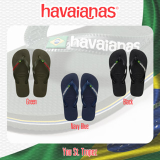 Havaianas Collection ฮาวายานัส รองเท้าแตะ รองเท้าหูหนีบ รองเท้าหูคีบ CR BrasilLogo 4110850-0869 / 4110850-0555 / 4110850-1069 (890)