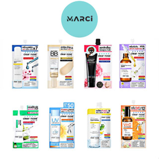 Clear Nose แบบซอง Serum/ BB Concealer / Black Mask/ Hya x8 Serum / Acne Gel Concentrate / UV Sun Serum / Facial Cleanser