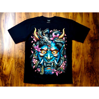 เสื้อยืด T-Shirt  สกรีนหน้า-หลัง ป้าย เสื้อเรืองแสง Size L