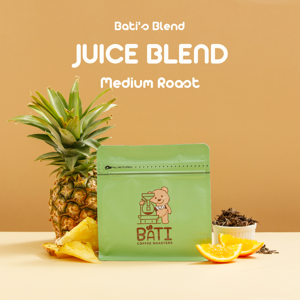 BATI'S JUICE BLEND เมล็ดกาแฟ คั่วกลาง คั่วสดใหม่ | 100% Arabica | Medium Roast Coffee Beans