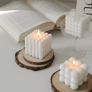 OurHome [พร้อมส่ง] เทียนลูกบาศก์ของรูบิค Rubik's Cube Candle ของขวัญเล็กๆที่สร้างสรรค์ ของตกแต่งบ้านแฮนด์เมด ร้านกาแฟ