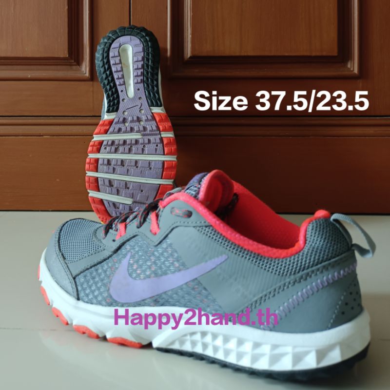 รองเท้า Nike Wild Trail Size 37.5/23.5 รองเท้ามือสอง รองเท้าวิ่ง ซอฟเดิม พื้นเดิม สวยเด่นสะดุดตา