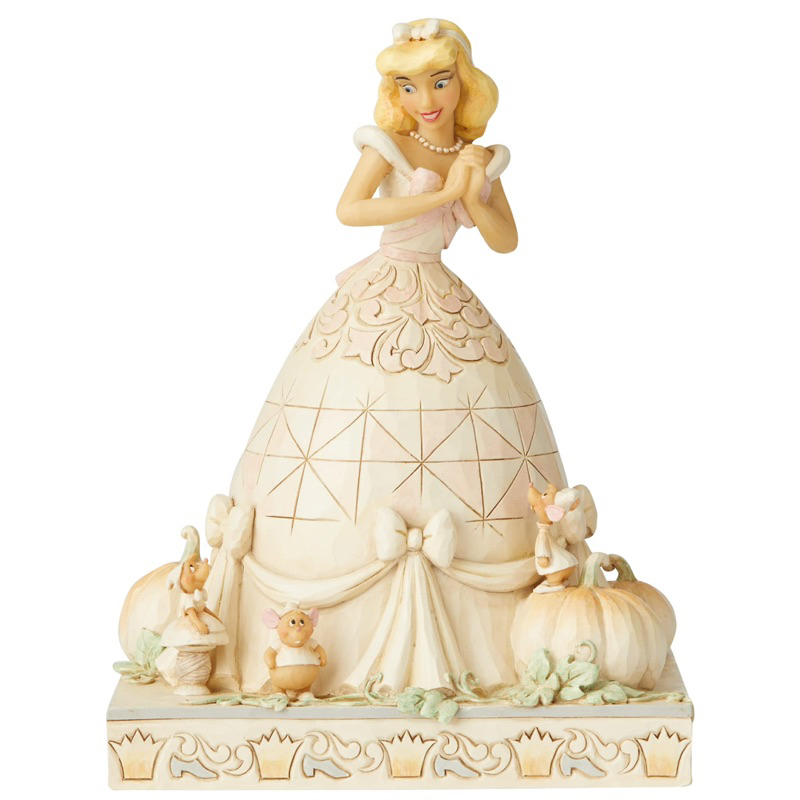 White Woodland Cinderella Figurine by Jim Shore
