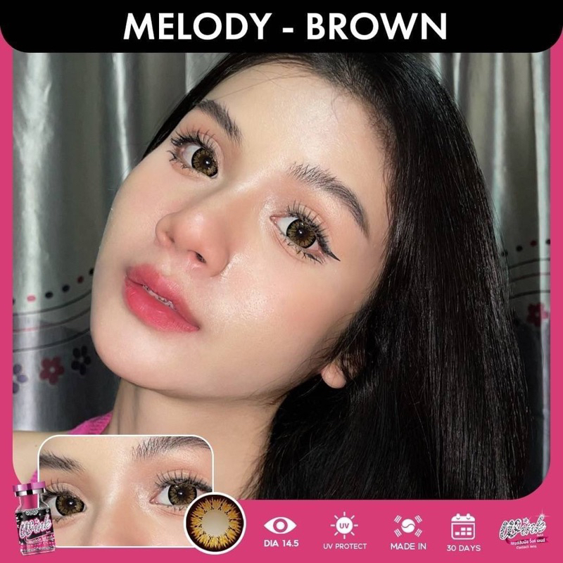 รุ่น Melody สีน้ำตาล สีเทา bigeye gray brown Winklens