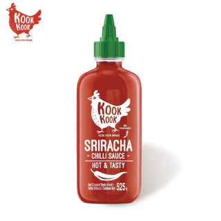 ซอสพริกศรีราชา ตรากุ๊กกุ๊ก ขนาด 525 กรัม KOOK KOOK Sriracha chili sauce 525 g.
