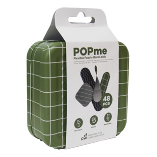 พร้อมส่ง POPme Flexible Fabric Band-aids นำเข้าจากอิตาลี่ พลาสเตอร์ปิดแผลลาย Minimal
