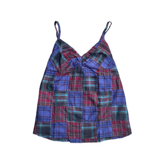 vgh  tartan cami top