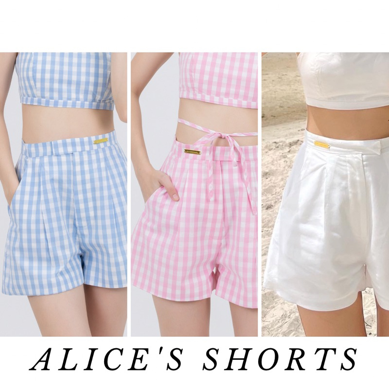 Alice's shorts (เฉพาะกางเกง) กางเกงขาสั้นทรงบอลลูน