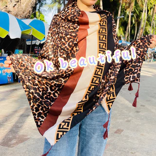 🔥โปรเดือด ผ้าคลุมไหล่ ผ้าพันคอ ผ้าคลุม โพลีเอสเตอร์ เกรดพรีเมี่ยม 💕