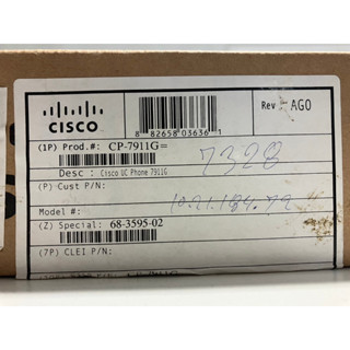 Cisco IP Phone 7911G Cisco 7900 Unified IP Phone