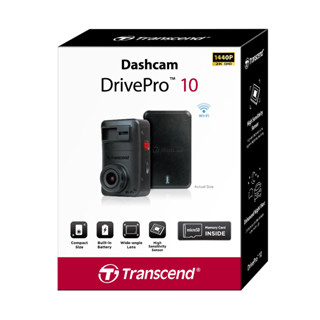 Transcend กล้องติดรถยนต์ DrivePro10 :Memory Card 64GB  รับประกัน 2ปี-มีใบกำกับภาษี