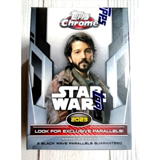 (Sealed Box) กล่องสุ่มการ์ดโครม สตาร์ วอร์ ( TOPPS CHROME STAR WARS 2023 TRADING CARDS )