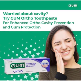 🦷 ยาสีฟันจัดฟัน Gum otrho พรีเมี่ยม Made in Spain ฟลูออไรด์ 1490 ppm