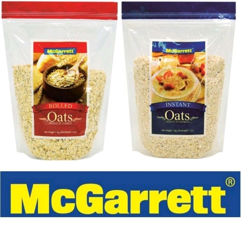 McGarret Oats วัตถุดิบคุณภาพดี 400-1,000 g. มีให้เลือกหลายแบบ