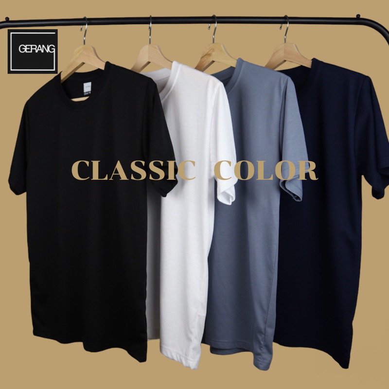 เสื้อยืด Gerang เนื้อผ้านุ่ม ทรงสวย ระบายอากาศดี ไม่ต้องรีด ส่งไว