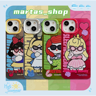 ❤️ส่งของขวัญ❤️ เคสไอโฟน 11 12 13 14 Pro Max สาวน่ารักหัวใจ แฟชั่น ความคิดสร้างสรรค์ ฤดูร้อน Case for iPhone สาวน่ารักหัว