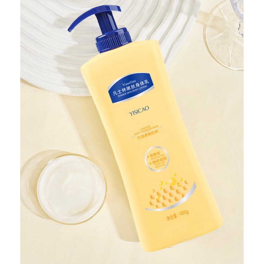 ครีมทาผิว โลชั่นบำรุงผิวกาย Vaseline BODY LOTION โลชั่นน้ำหอม 400G