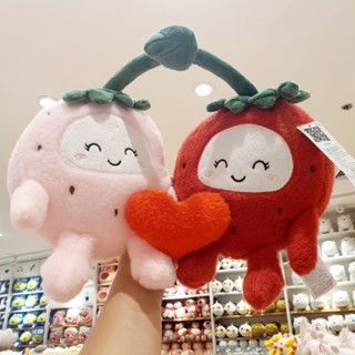 Miniso ตุ๊กตาสตอเบอรี่ น้องน่ารักยิ้มละมุนมาก ลิขสิทธิ์แท้