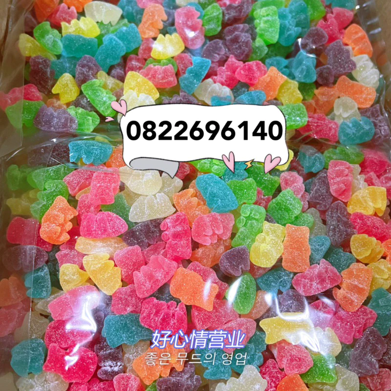🧸เยลลี่หมีแบร์500กรัมน่ารักมากค่ะ🧸หมีหวาน/หมีเปรี้ยวจ้า