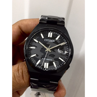 นาฬิกาข้อมือ Citizen Automatic Stainless Steel Men’s Watch NJ0155-87E