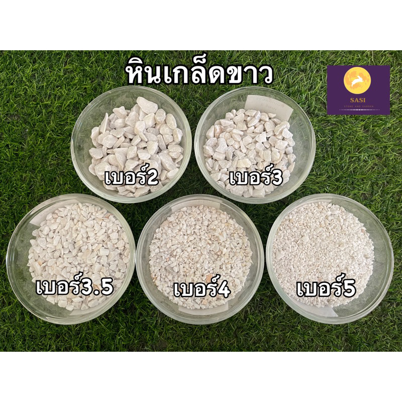 หินเกล็ดขาวคัด จัดสวนญี่ปุ่น หินโรยแคคตัส ถูกที่สุด‼️