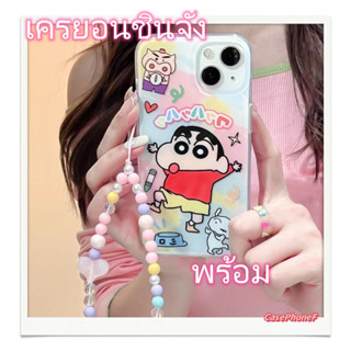 ✨ส่งของขวัญ✨เคส for iPhone 11 14 Pro Max Case for iPhone 12 13 ป้องกันการตก การป้องกัน เครยอนชินจัง พร้อม การ์ตูน