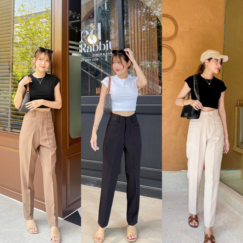 ส่งต่อกางเกงMe.instyle size M สีดำ
