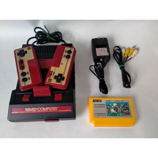 Famicom งาน Custom ดำแดง ชุดไฟไทยพร้อมเล่น แถม Super Mario Bros ระบบ AV ต่อกับ ทีวีรุ่นใหม่ๆได้เลย