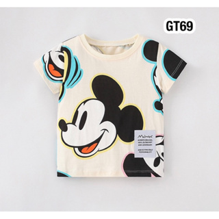 💥พร้อมส่งจากไทย💥GT69 เสื้อยืดเด็กผู้หญิง น่ารัก คุณภาพดี ราคาถูกเว่อร์ ‼️