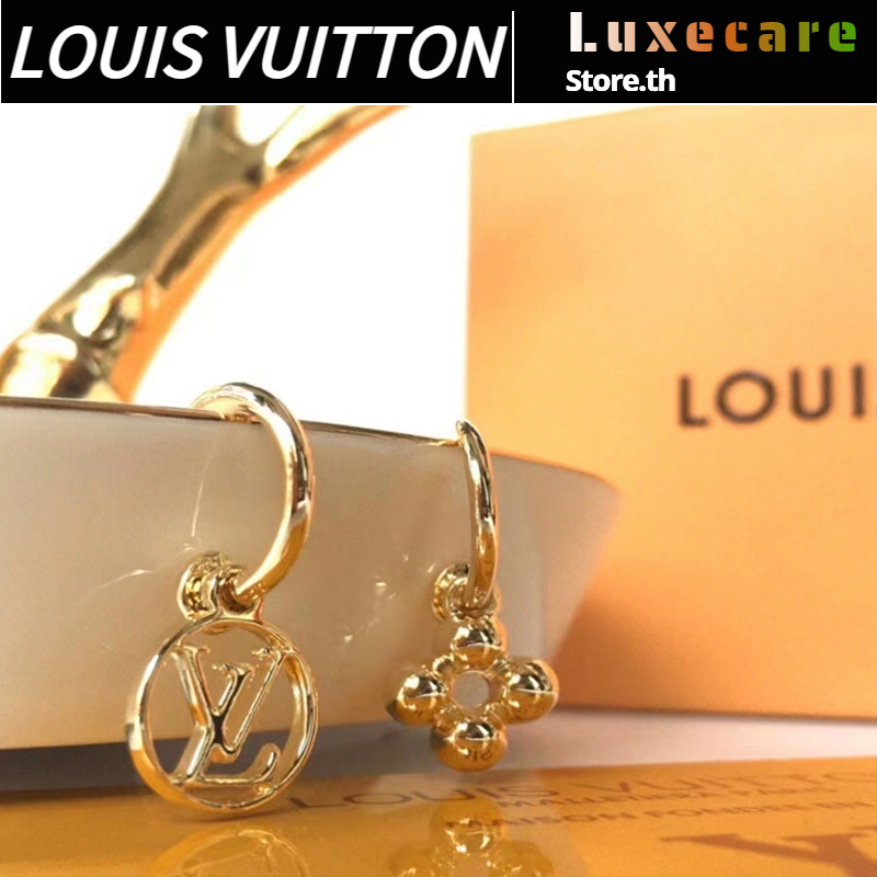 ถูกที่สุด ของแท้ 100%/หลุยส์ วิตตองLouis Vuitton BLOOMING EARRINGS แฟชั่น/หรูหรา/หรูหรา/Louis Vuitton ต่างหู/ผู้หญิง