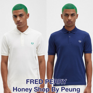 [ของแท้ พร้อมส่งในไทย] M6000 Plain Fred Perry Shirt Col : White และ Shade Stone (แม้จะผลิตตลิด แต่เป็นหนึ่งในรุ่นที่ต้อง