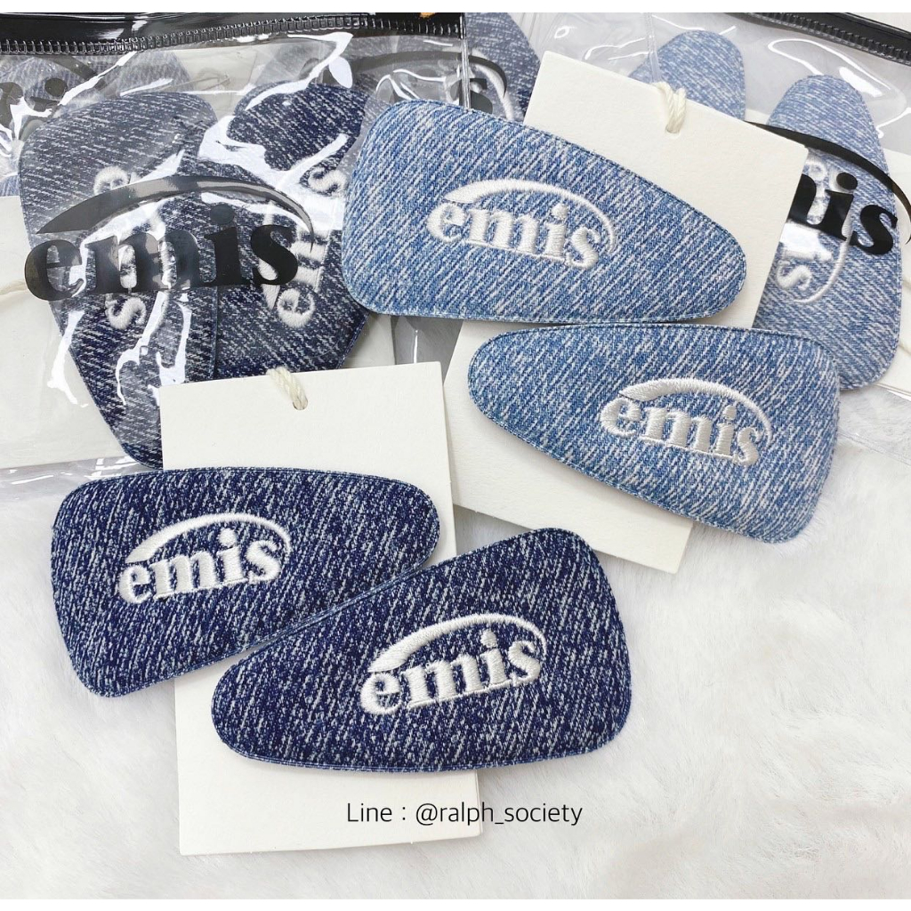 พร้อมส่ง !! EMIS DENIM HAIR PIN