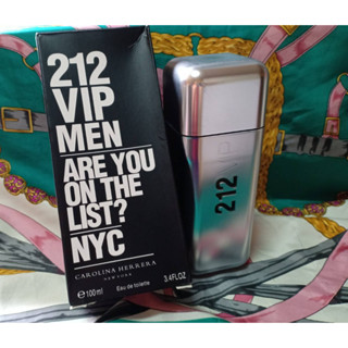 น้ำหอมผู้ชาย Carolina Herrera 212 VIP Men EDT 100 ml.กล่องซีล