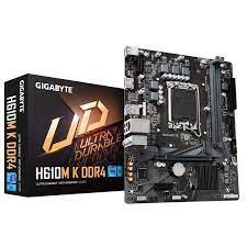 H610M K DDR4 (rev. 1.0)PCIe 4.0* Design, Gen3 x4 M.2, GbE LAN, Anti-Sulfur Resistor, Smart Fan 6